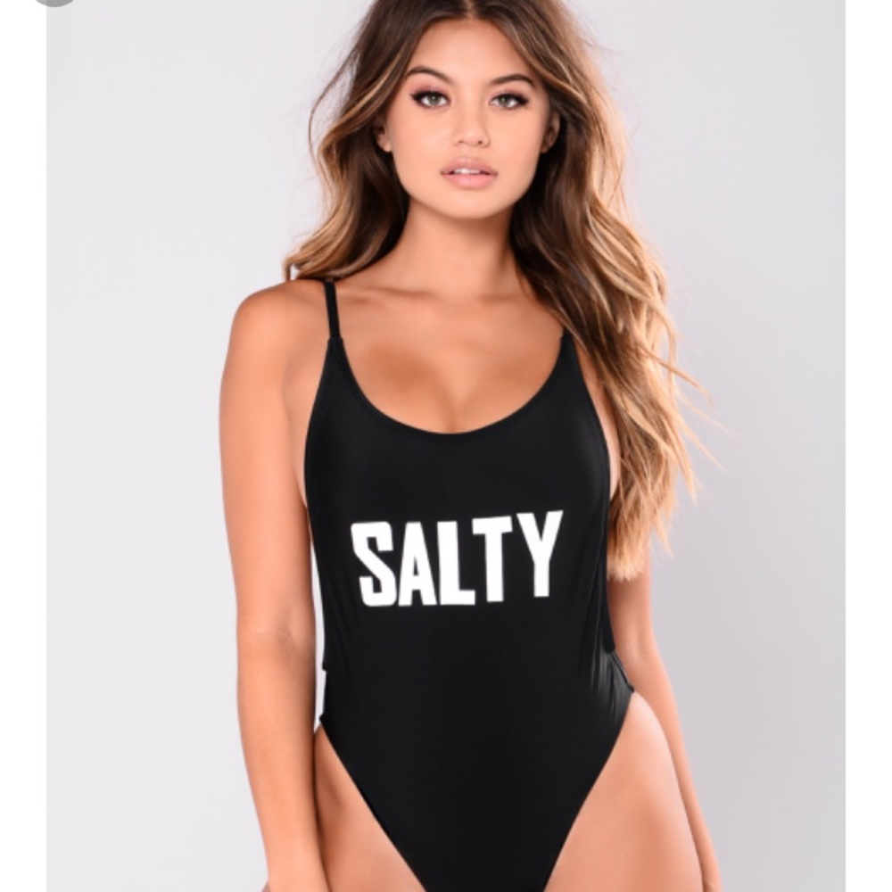 FASHION NOVA “SALTY” ONE PIECE